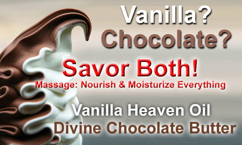 Chocolate + Vanilla Oil Butter
